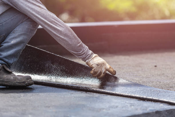 Professional Emergency Waterproofing technician working in Waynesburg, OH